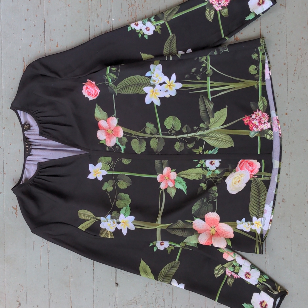 Ted Baker Spring Flower Print Blouse - image 1